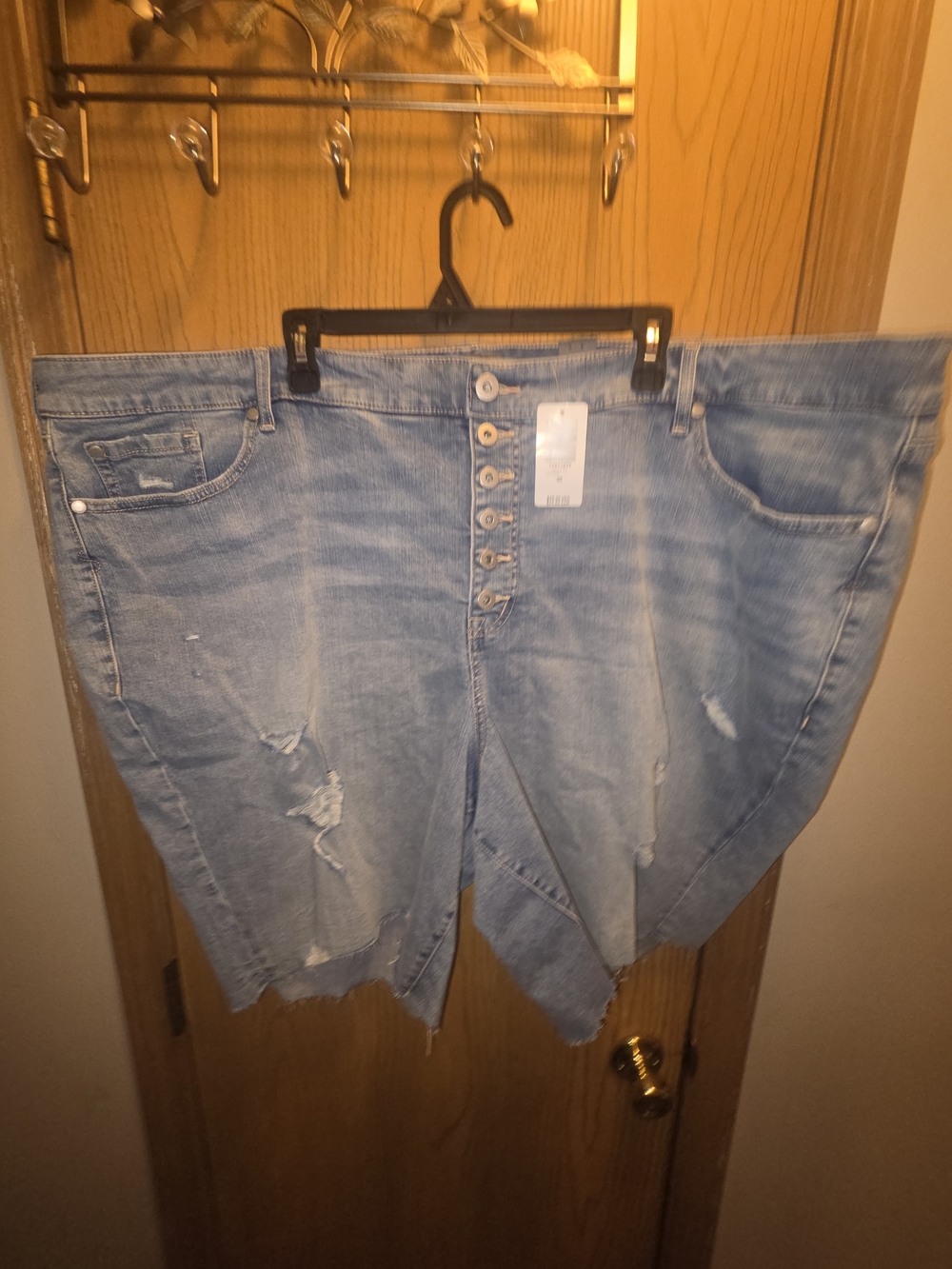 NWT Torrid Distressed Bermuda Shorts Size 30